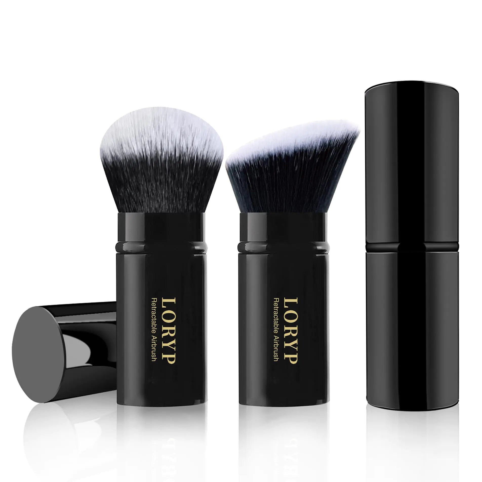 LORYP Retractable Foundation Brush Set